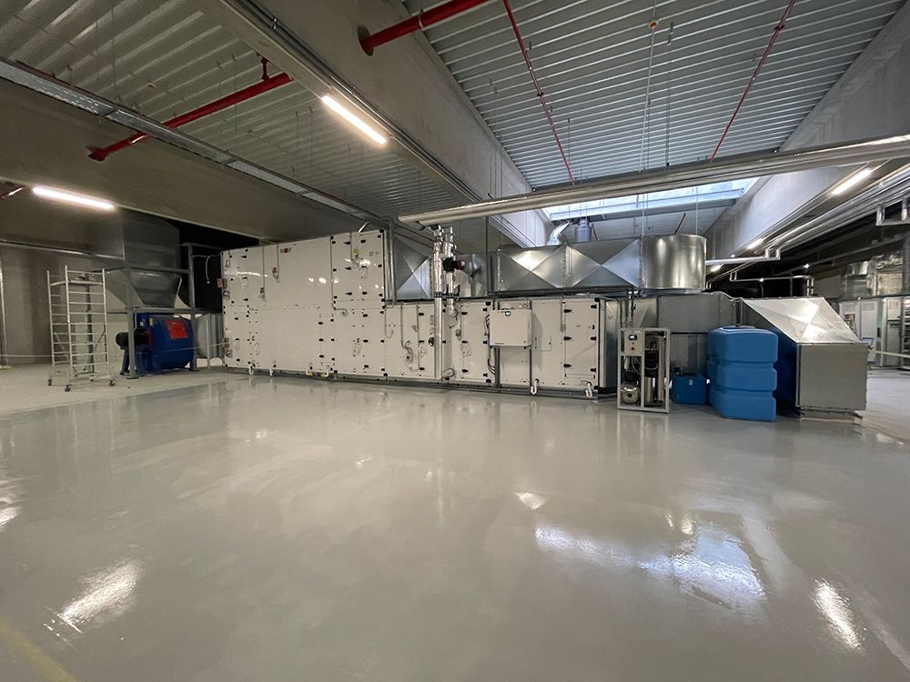 Klimagerät mit Ostmosebefeuchtung